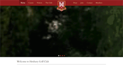 Desktop Screenshot of henburygolfclub.co.uk